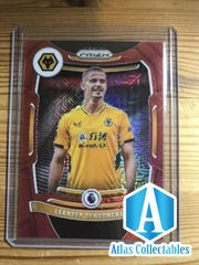 2021 Prizm Premier League Soccer 091/159 RED MOJO LEANDER DENDONCKER. Wolves